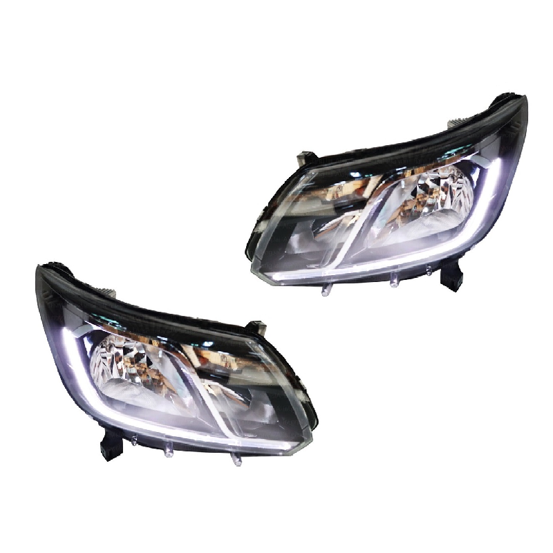 ไฟหน้า CHEVROLET COLORADO Z71(MY18) คิ้วในชุบ มีไฟ LED (DRL) ปี2017-2022 (งานO.E.M เทียบห้าง) -ราคาต่อดวง-