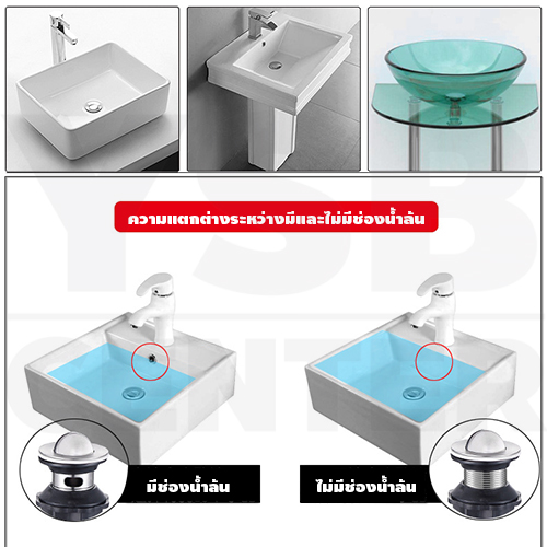 SET สะดืออ่างสแตนเลสแท้ มีที่กรอง พร้อม สายน้ำทิ้ง ท่อยืด หด งอได้ สามารถใช้ได้ทั้งอ่างล้างหน้า อ่างล้างจาน รุ่น C1M109 - C1M110