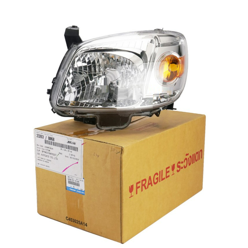 -แท้ศูนย์- ไฟหน้า MAZDA BT50(บีที50) โฉมที่2 โคมชุบขาว ปี2008-2011 -ราคาต่อดวง-