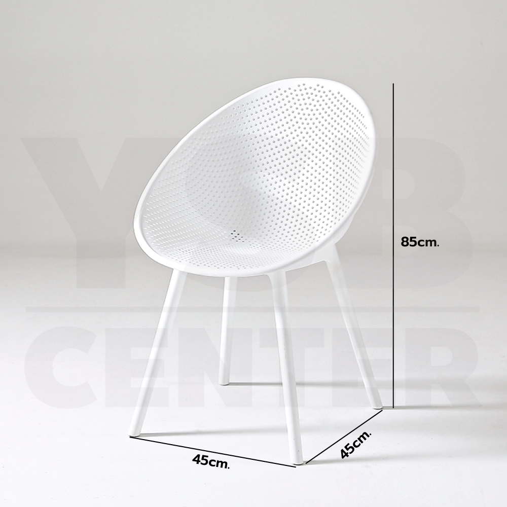 เก้าอี้พลาสติก นั่งสบาย รับน้ำหนักได้เยอะ ดีไซน์สวย D063 - D067