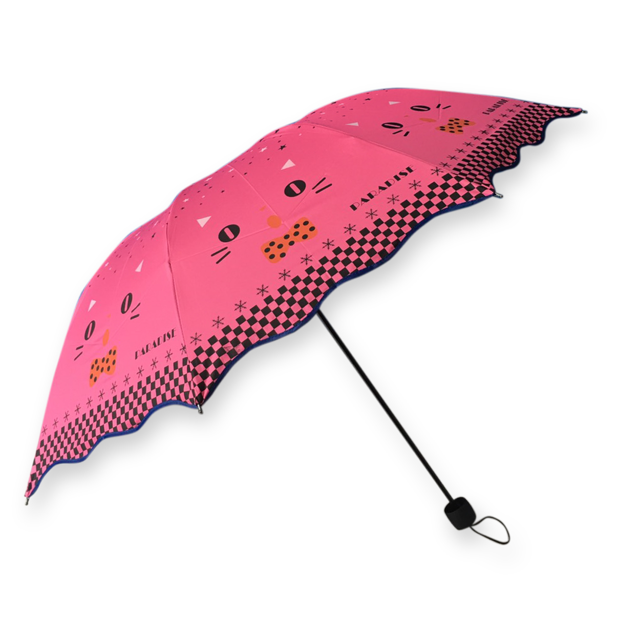 ร่มโค้งแฟชั่น ยูวีดำ รหัส 8032