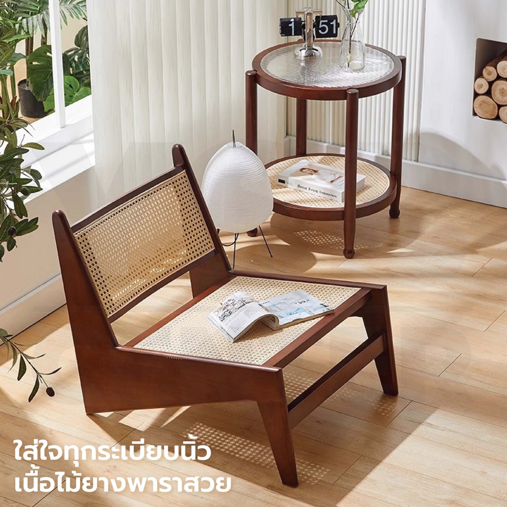 เก้าอี้โซฟา โครงไม้ยางพารา PVC หวายเทียม มินิมอล YL0318 - YL0320