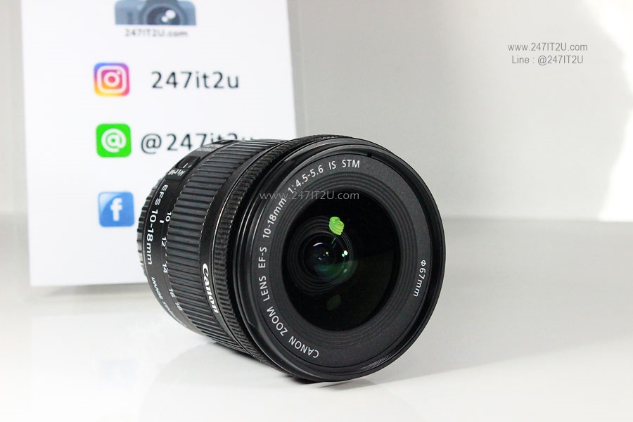 เลนส์ Canon lens EF-S 10-18mm f4.5-5.6 IS STM