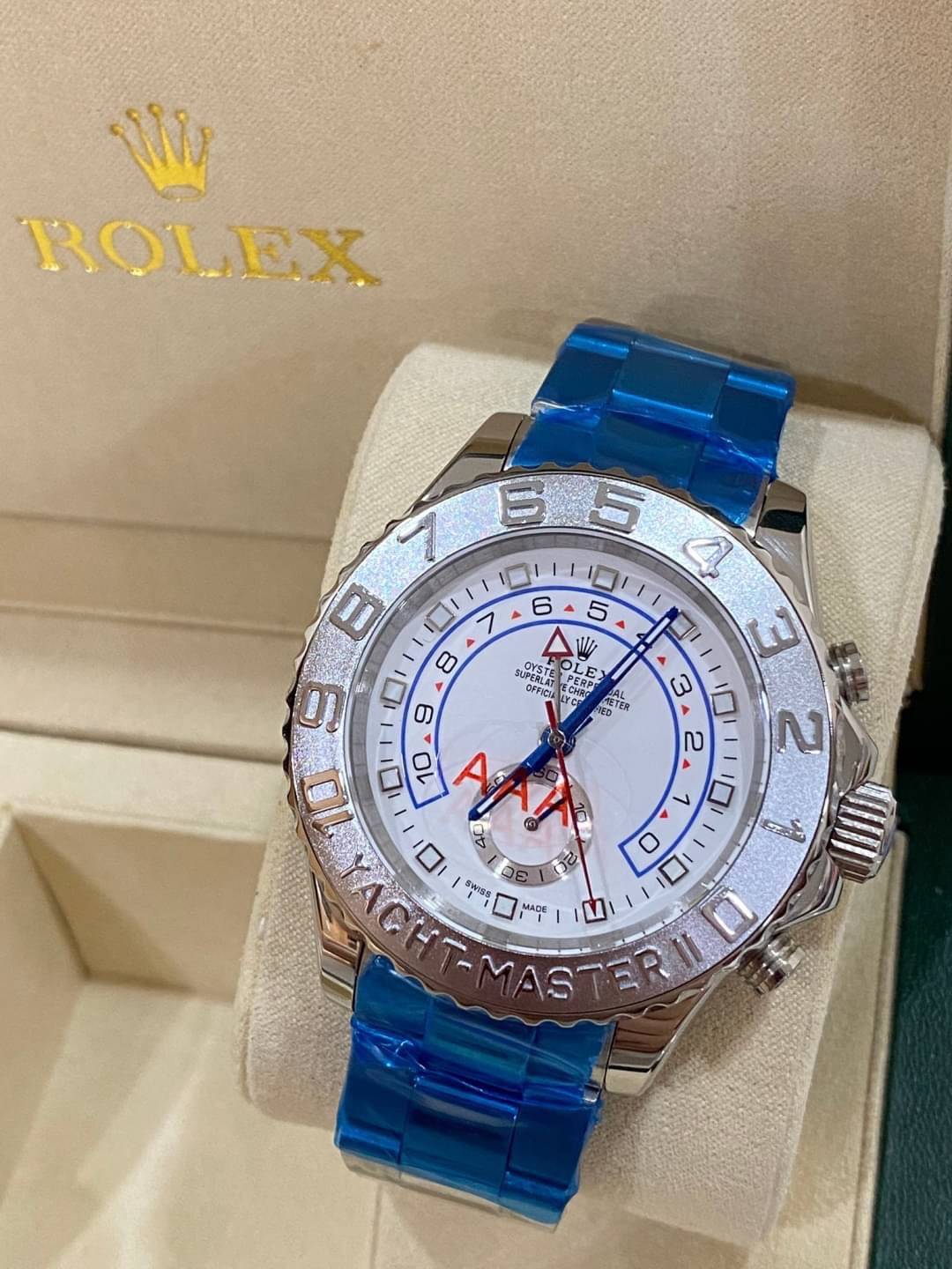 นาฬิกา Rolex รุ่น Yacht Master II Silver Mirror Swiss 44 mm.