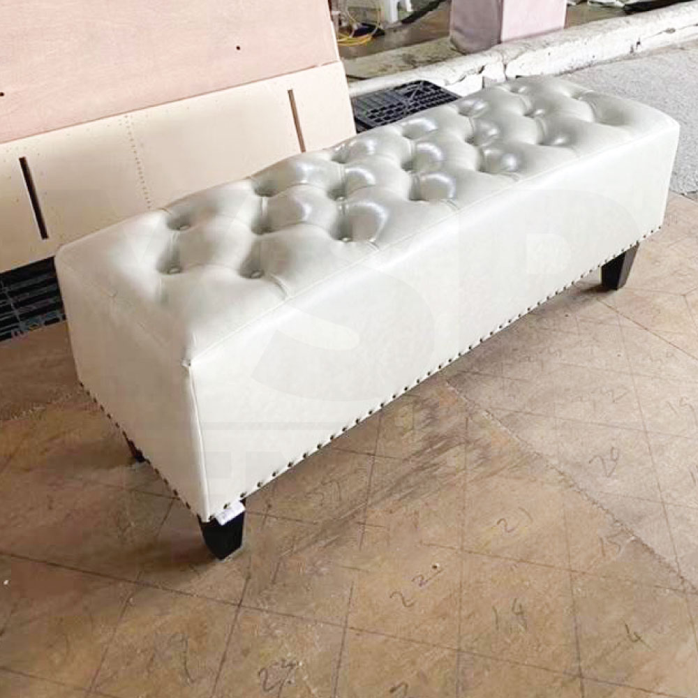 เก้าอี้ สตูล หนัง PU ทรงยาวสีเหลี่ยม สวยหรู ขาไม้ รับน้ำหนักได้เยอะ YL0287 - YL0292