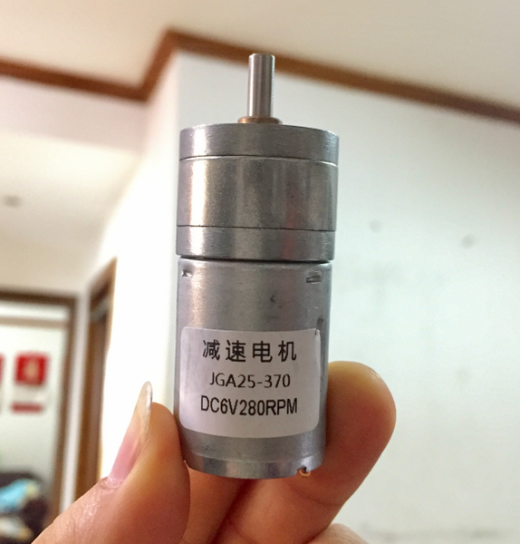 DC gear motor (25GA 370) 6V 280 rpm