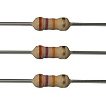 Resistors 27K Ohm 1/4W 5% Carbon Film