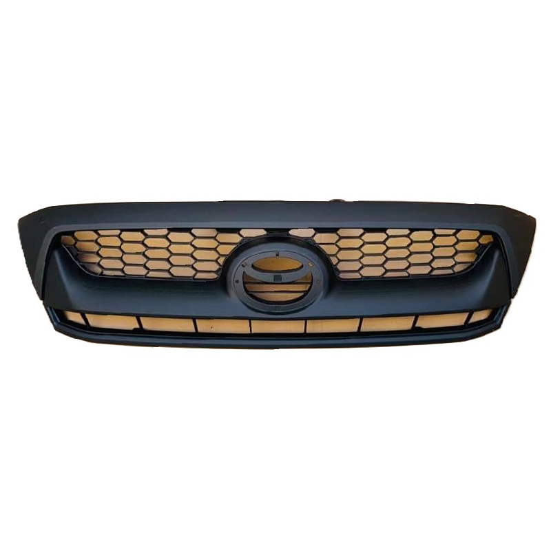 หน้ากระจัง TOYOTA VIGO(วีโก้) สมาร์ทแคป โฉมที่2 สีดำ(งานไม่ทำสี) ไม่มีโลโก้ ปี2008-2010 (รหัส:VIGO'08-FPI)