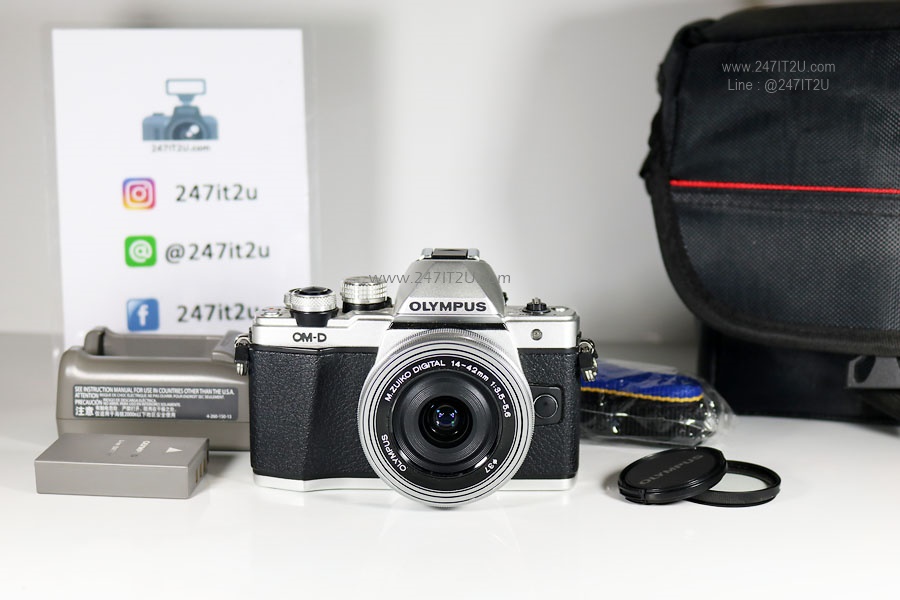 กล้อง Olympus OM-D E-M10 mark 2 พร้อมเลนส์ 14-42mm สี Silver