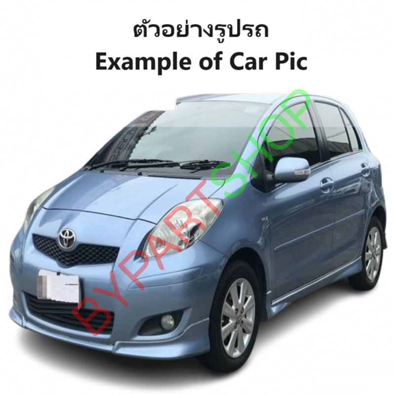 หน้ากระจัง TOYOTA YARIS(ยาริส) Gen1 โฉมที่2 สีดำ ปี2009-2012 (รหัส:Yaris'09)