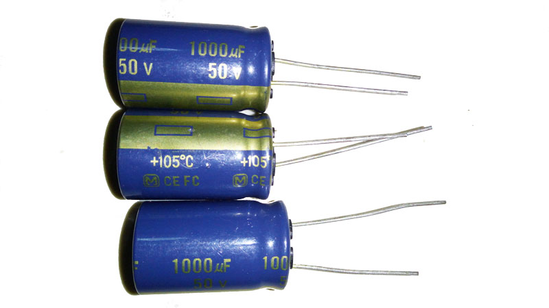 1000uF 50v Panasonic FC Grade Radial Audio Capacitor