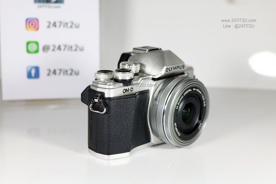 กล้อง Olympus OM-D E-M10 mark 2 พร้อมเลนส์ 14-42mm สี Silver