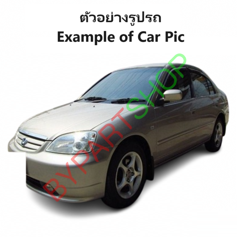 หน้ากระจัง HONDA CIVIC(ซีวิค) ES ไดเมนชั่น โฉมที่1 สีดำ(งานไม่ทำสี) ไม่มีโลโก้ ปี2001-2003 (รหัส:CV'01)