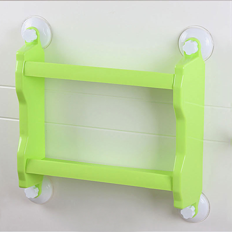 ชั้นวางของ แบบ 2 ชั้น ไม่ต้องเจาะผนัง รับน้ำหนักได้เยอะ A0003 - A0005