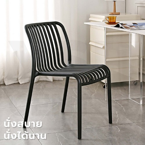 เก้าอี้ เฟอร์นิเจอร์แต่งบ้าน ที่นั่งพลาสติกPP แข็งแรง ดีไซน์สวย F1C0107 - F1C0113