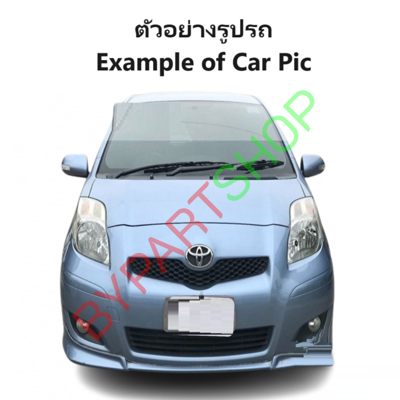 หน้ากระจัง TOYOTA YARIS(ยาริส) Gen1 โฉมที่2 สีดำ ปี2009-2012 (รหัส:Yaris'09)