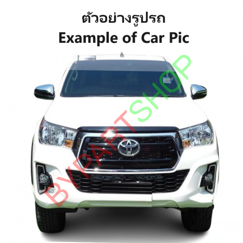 คิ้วฝากระโปรง TOYOTA REVO(รีโว่)/ROCCO(ร็อคโค่) ปี2015-2019 (ทรงห้างเข้ารูป 100%) -กรุณาเลือกสี-