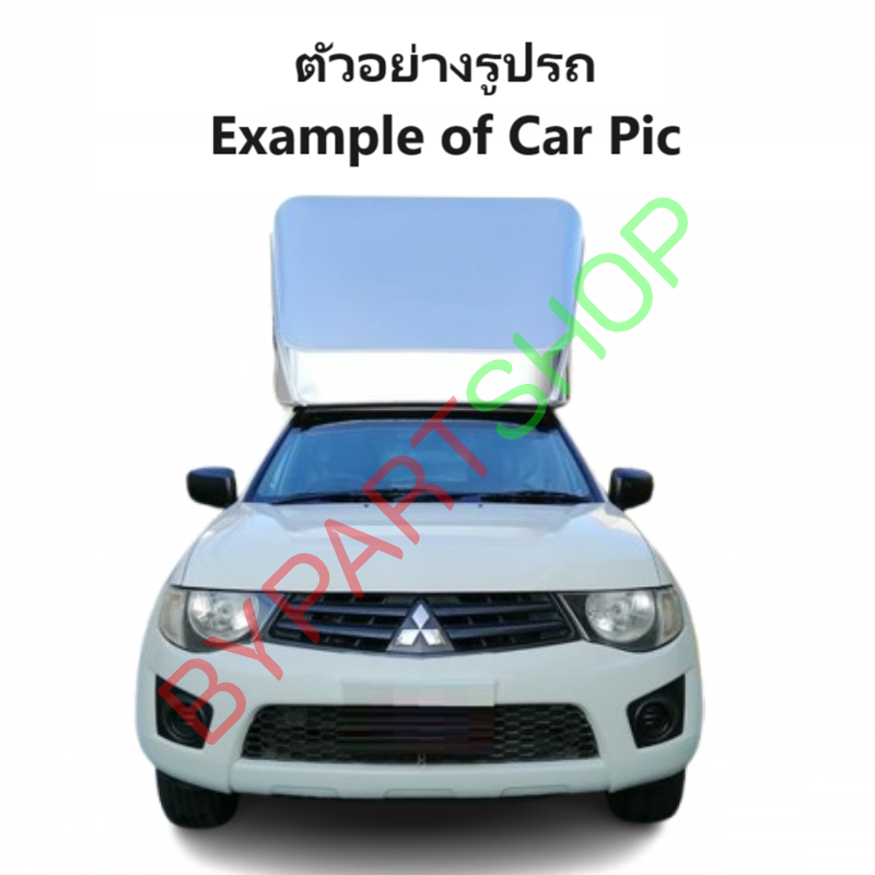 หน้ากระจัง MITSUBISHI TRITON(ไทรทัน) โฉมที่2 (ลายเส้นแนวนอน) สีดำ ไม่มีโลโก้ ปี2009-2014 (รหัส:TRN PLS'09 ดำ)