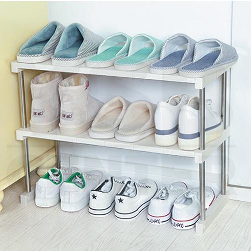 CASSA ชั้นวางของ ชั้นคร่อมไมโครเวฟ ชั้นวางของพลาสติก ชั้นวางของพลาสติกอเนกประสงค์