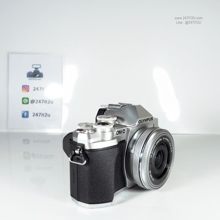 กล้อง Olympus OM-D E-M10 Mark III +เลนส์14-42mm ยกกล่อง Silver