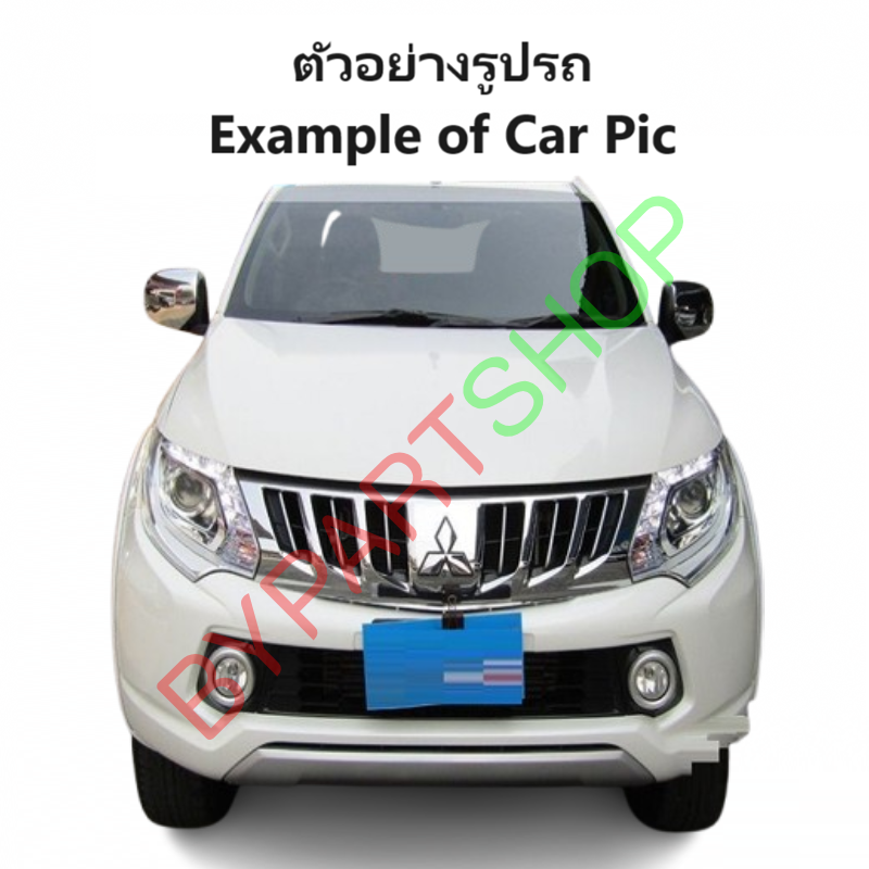 ฝาท้าย MITSUBISHI NEW TRITON(นิว ไทรทัน) รุ่นแคป/4ประตู เปิดกลาง มีรูไฟเบรค เหล็กดำ(หนาเทียบแท้ ไม่ทำสี) ปี2015-2020