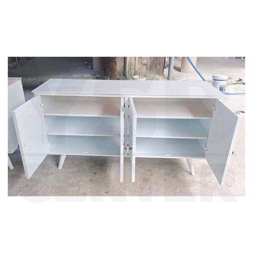 ชั้นวางของ ตู้ใส่ของ ชั้นวางสไตล์มินิมอล (ไม่ต้องประกอบ) 4 ประตูจุของได้เยอะ