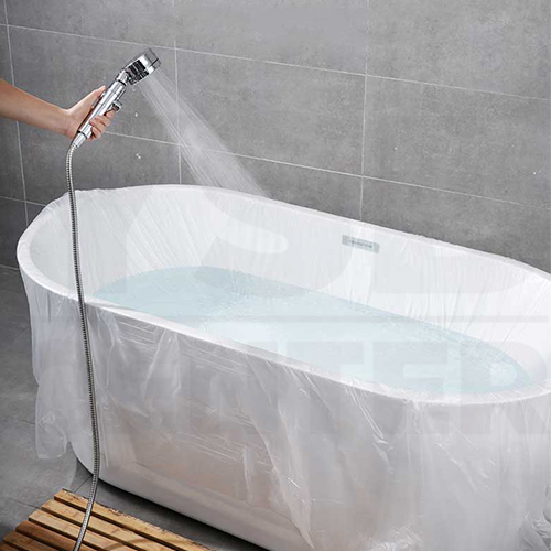 พลาสติกคลุม พลาสติกคลุมอ่างอาบน้ำ พลาสติกเหนียว ป้องกันเชื้อโรค รุ่น P30-BT-1PC