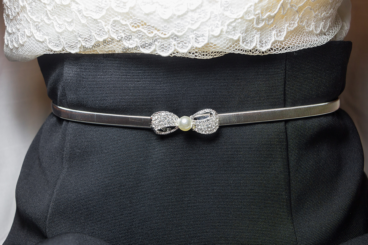 เข็มขัดรูปโบว์ โบว์รูปกันหัน คนอ้วนใส่ได้