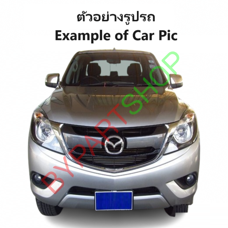 กันชนท้าย MAZDA BT50 PRO(บีที50 โปร)/THUNDER(บีทีโปร ธันเดอร์) สีดำ ทรงศูนย์ ปี2012-2020 (ครบชุด) (AC-449-002,RMP77)