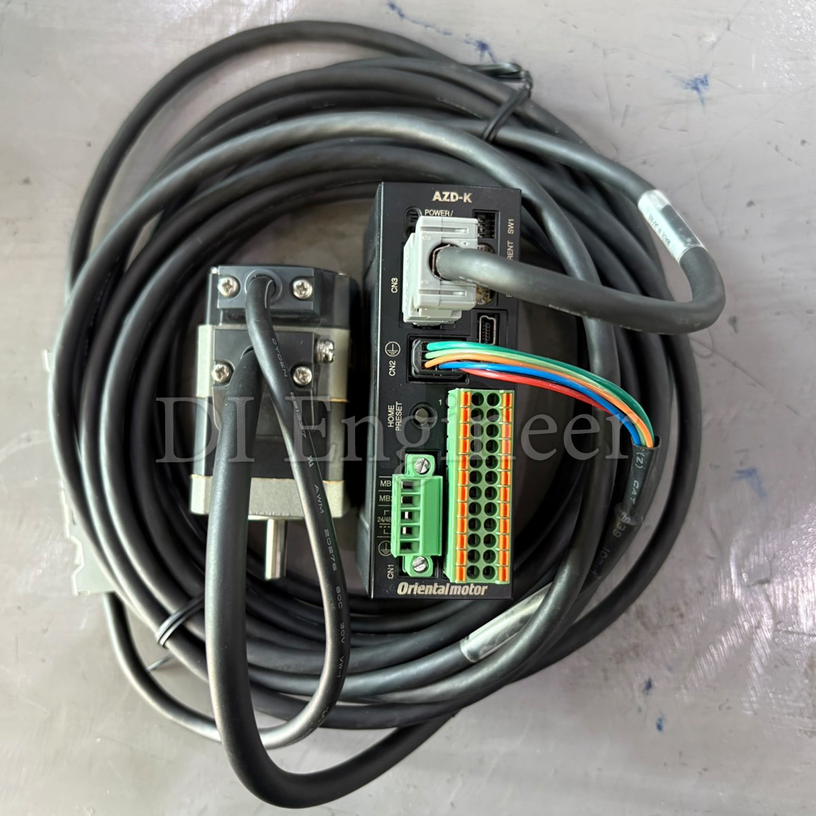 ORIENTAL Stepping Motor AZM46AK Driver AZD-K (Secondhand)