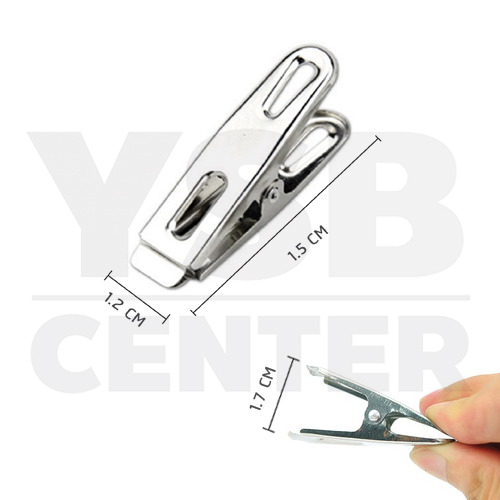 CASSA คลิปหนีบ คลิปหนีบผ้า คลิปหนีบแสตนเลส SET 5 แพ็ค (100ตัว) รุ่น CB0058-5X1.2X1.7-100