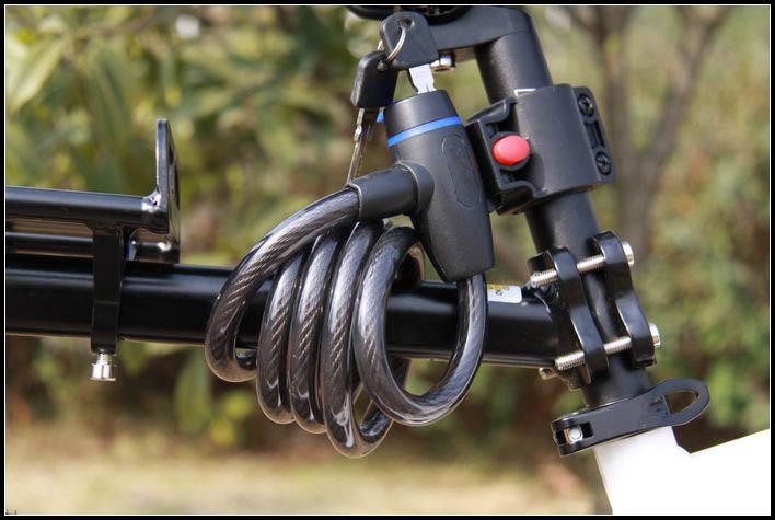 YSB กุญแจล็อกจักรยานแบบสายเคเบิ้ล พร้อมกุญแจ Key Cable Bicycle Lock รุ่น TY533E
