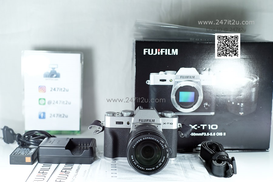 กล้อง Fujifilm X-T10 พร้อมเลนส์ 16-50mm สี Silver