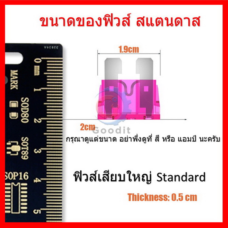 ฟิวส์สแตนดาส ฟิวส์เสียบ 35 แอมป์ Standard Type