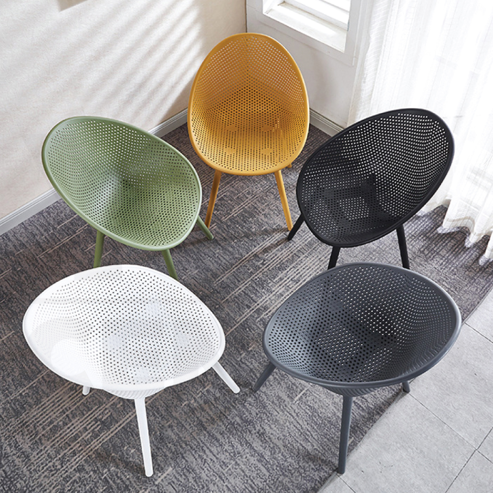 เก้าอี้พลาสติก นั่งสบาย รับน้ำหนักได้เยอะ ดีไซน์สวย D063 - D067