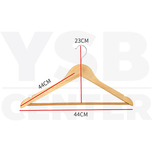 CASSA ไม้แขวนเสื้อ ไม้แขวนเสื้อรักษาทรง ไม้แขวนชุดสูท ไม้แขวนอเนกประสงค์ รุ่น CB0088-W-4512-06