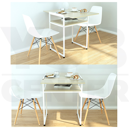 CASSA โต๊ะทานข้าว โต๊ะทำงาน โต๊ะอเนกประสงค์ สามารถพับได้ ขนาด 60 X 90 x 75 CM.