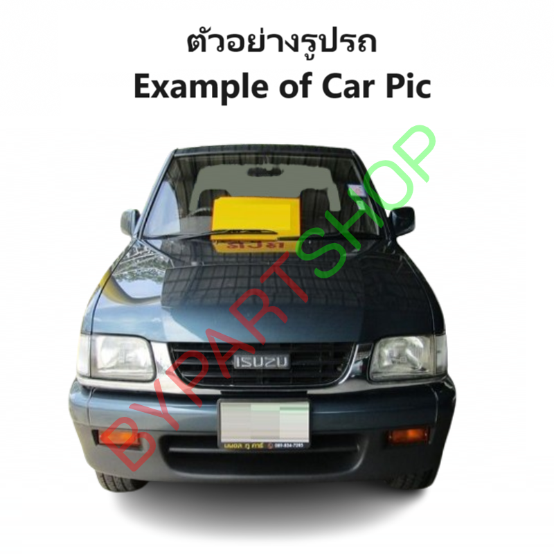กระจกมองข้าง ISUZU TFR/DRAGON(ดราก้อน) โฉมที่1 ตอนเดียว/แคป เหลี่ยมเล็ก รุ่นปรับมือ สีดำ ปี1997-1998 (รหัส:NEW TFR) -ราคาต่อข้าง-
