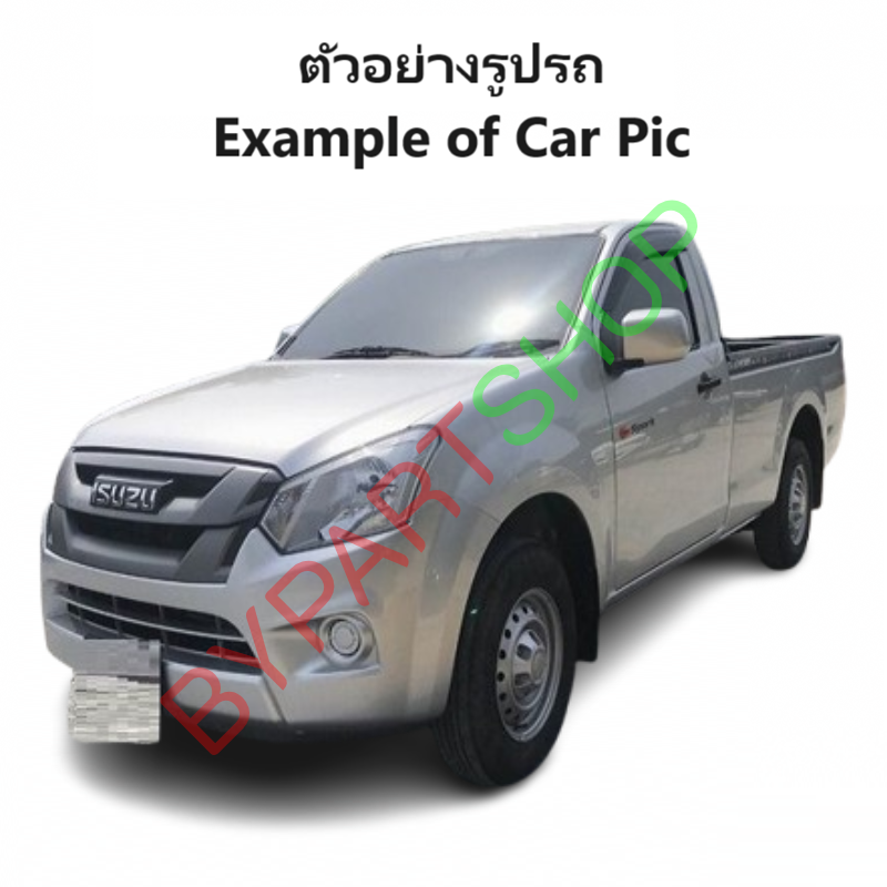 หน้ากระจัง ISUZU D-MAX BLUE POWER(บลูพาวเวอร์) สีดำ(งานไม่ทำสี) ไม่มีโลโก้ โฉมปี2016-2017 (รหัส:DMAX'16 คิ้วดำ)