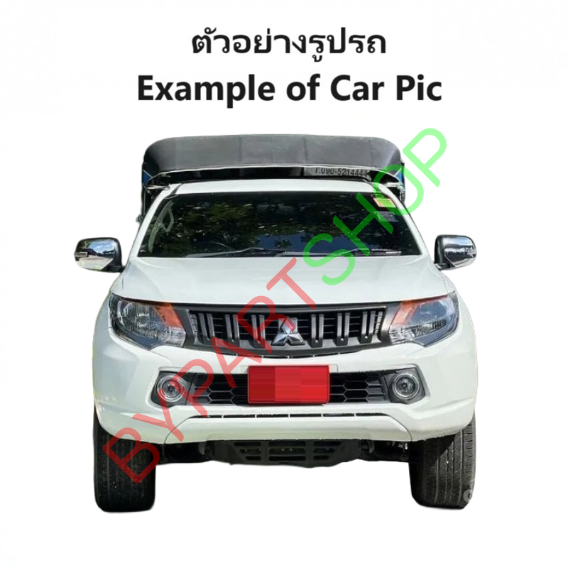 ฝาท้าย MITSUBISHI NEW TRITON(นิว ไทรทัน) รุ่นตอนเดียว เปิดกลาง ไม่มีหูจับ เหล็กดำ(หนาเทียบแท้ ไม่ทำสี) ปี2015-2020