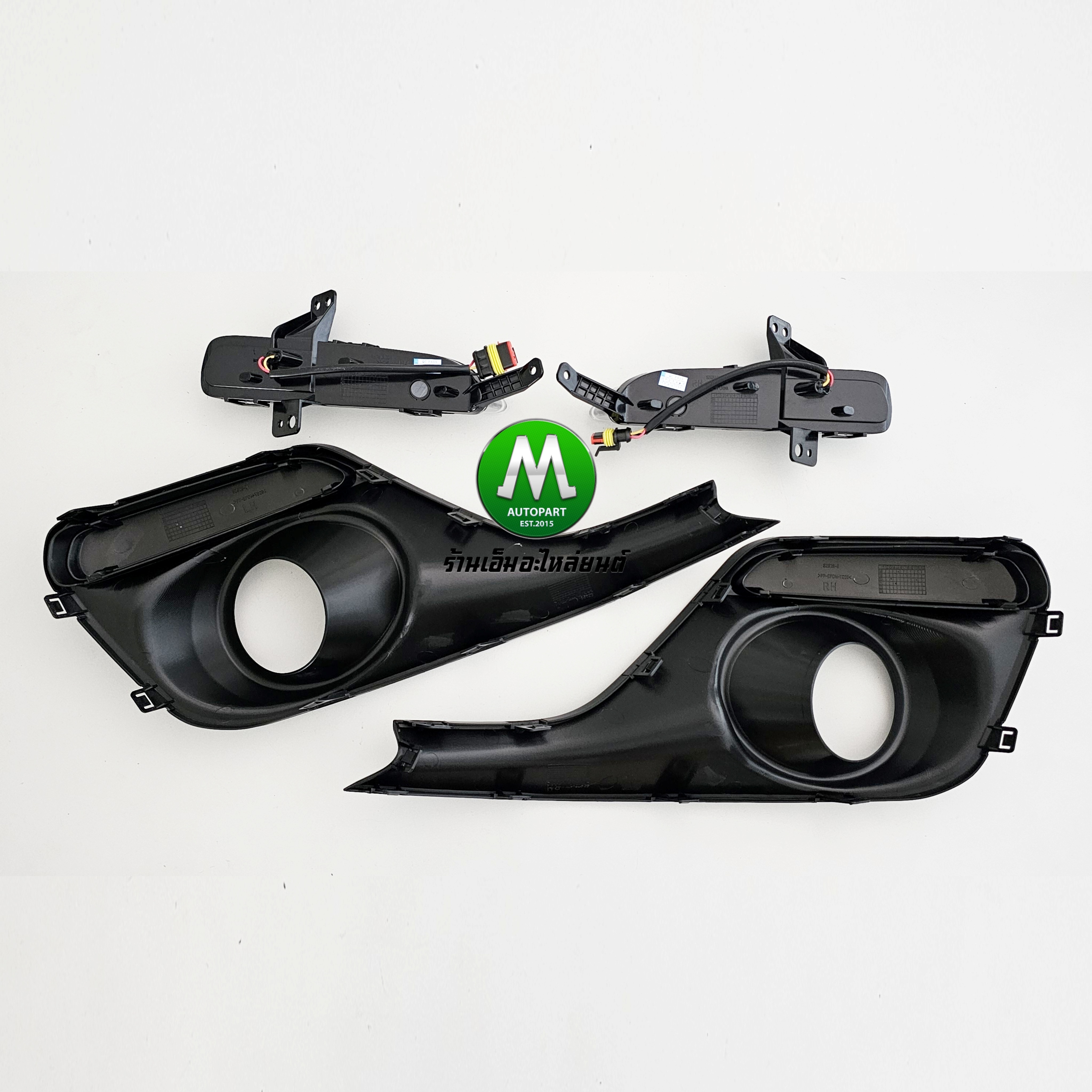 ไฟเดย์ไลท์สวิฟ LED DAYLIGHT DRL SUZUKI SWIFT 2018 - 2025 ไฟเดย์ไลท์มีไฟเลี้ยว พร้อมฝาครอบไฟตัดหมอก