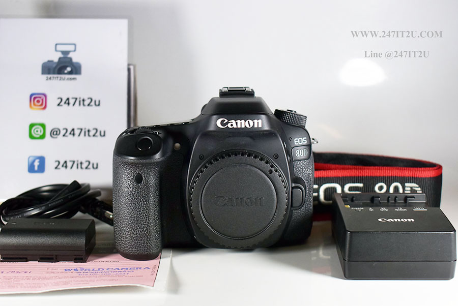 กล้อง Canon 80D Body เครื่องศูนย์