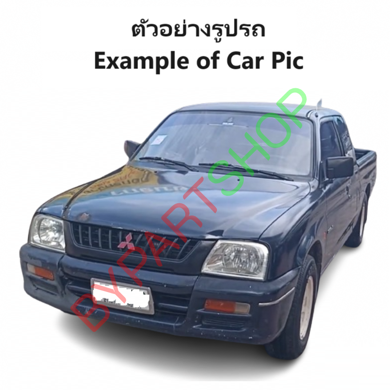 หน้ากระจัง MITSUBISHI STRADA(สตราด้า) รุ่นแรก โฉมไฟตาเต็ม สีดำ ไม่มีโลโก้ ปี1999-2001 (รหัส:STD'99 ดำ)