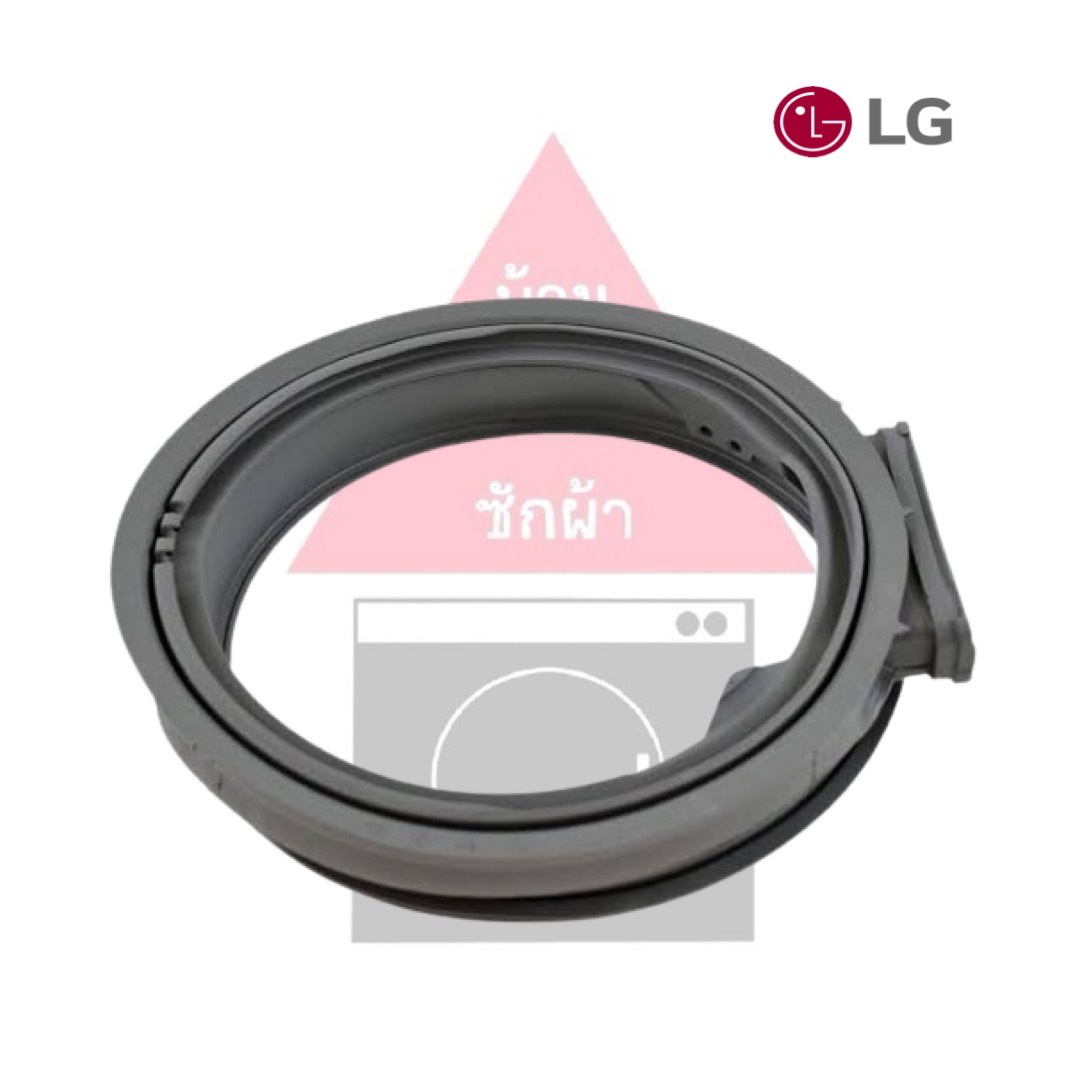 Gasket ขอบยางประตูเครื่องซักผ้าฝาหน้ายี่ห้อแอลจี LG รุ่น TWC1450H2E เบิกศูนย์ แท้