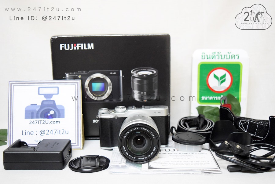 กล้อง Fujifilm X-A1 + เลนส์ 16-50 mm สี Silver
