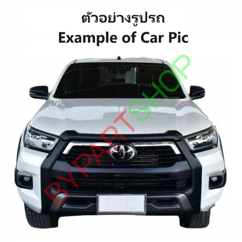 ฝาท้าย TOYOTA REVO(รีโว่) รุ่นเปิดกลาง เหล็กดำ(หนาเทียบแท้ ไม่ทำสี) ปี2015-2024