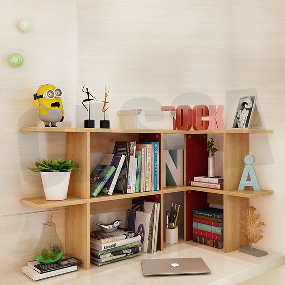 ชั้นวางของ ชั้นวางหนังสือ ชั้นวางอเนกประสงค์ ขนาด110cm.(สีลายไม้อ่อน) รุ่น F05-Y110CM