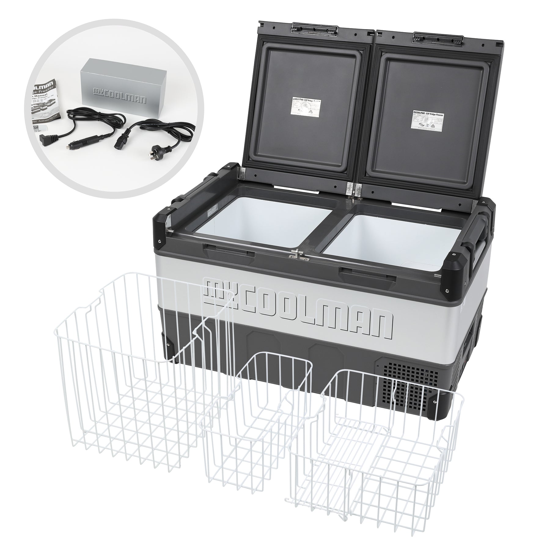 myCOOLMAN CCP96DZ The Ultimate, 96 L - Dual Zone (ตู้เย็นแช่แข็งพกพา)