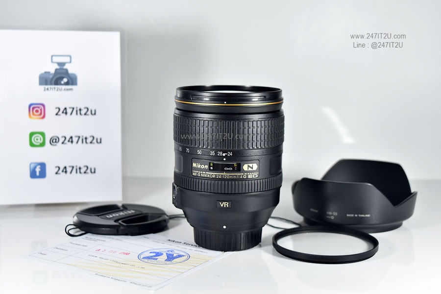 เลนส์ AF-S AF-S Nikon 24-120mm f4 G ED VR G ED VR
