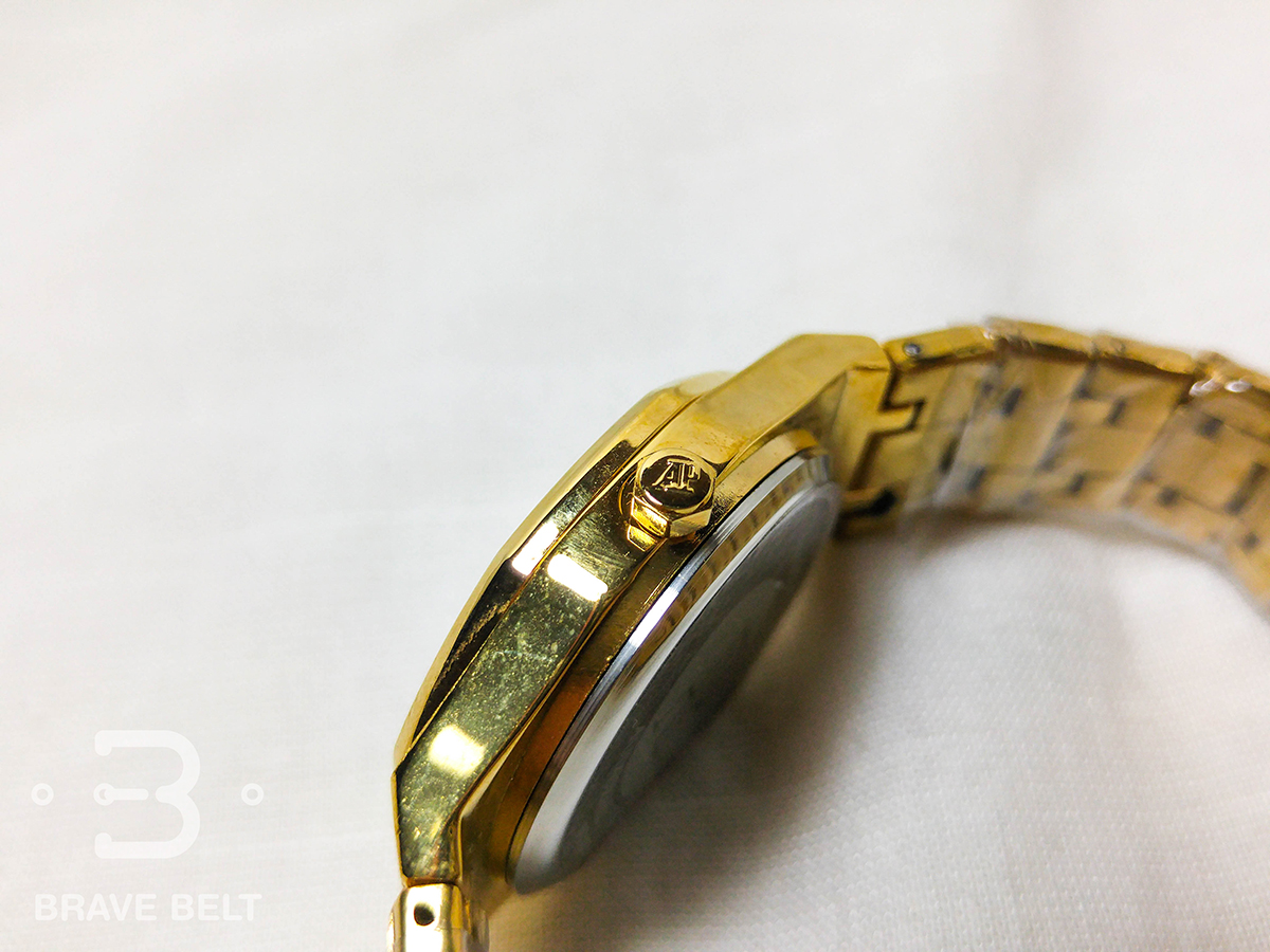 นาฬิกา Audemars Piguet หน้าปัดดำ สีทอง เกรด AAA